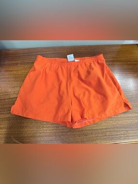 Nike Orange Women's Athletic Shorts